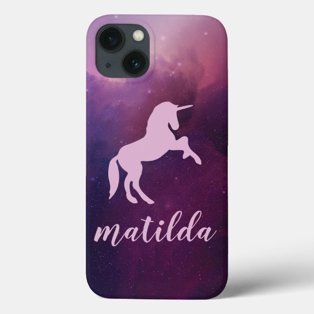 Funda De Case-Mate Para iPhone unicornio mágico lindo (Reverso)