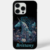 Unicornio místico con nombre personalizado
