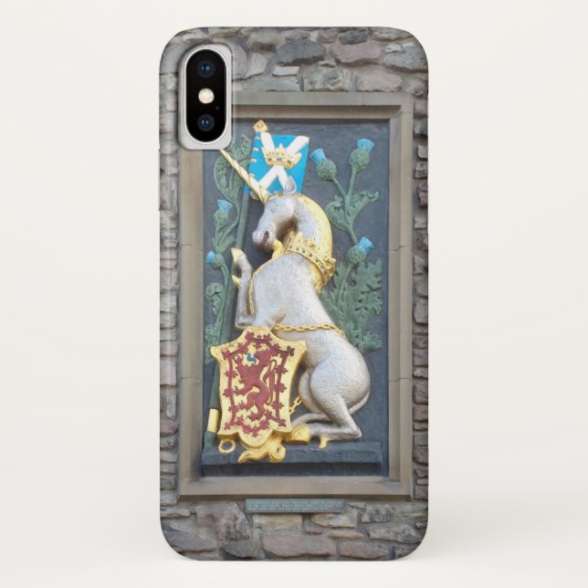 Funda De Case-Mate Para iPhone Unicornio, Palacio Holyrood (Reverso)