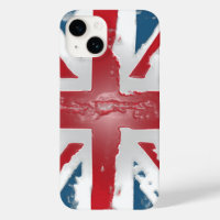 Union Jack Bandera Británica Resumen Arte de Cera