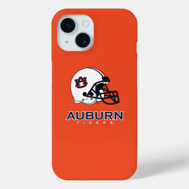 Funda De Case-Mate Para iPhone Universidad Auburn | Auburn Football (Reverso )