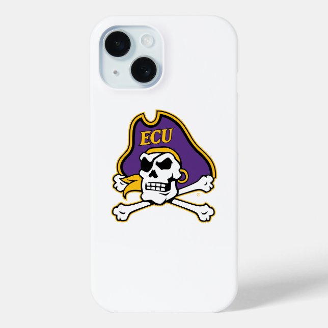 Funda De Case-Mate Para iPhone Universidad de Carolina del Este | Piratas del ECU (Reverso )