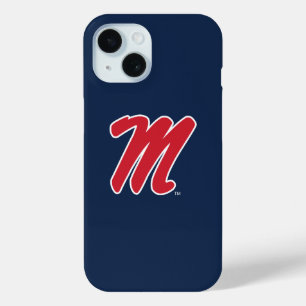 Funda Para iPhone 15 Universidad de Misisipi   Script M