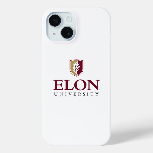 Funda De Case-Mate Para iPhone Universidad Elon (Reverso )