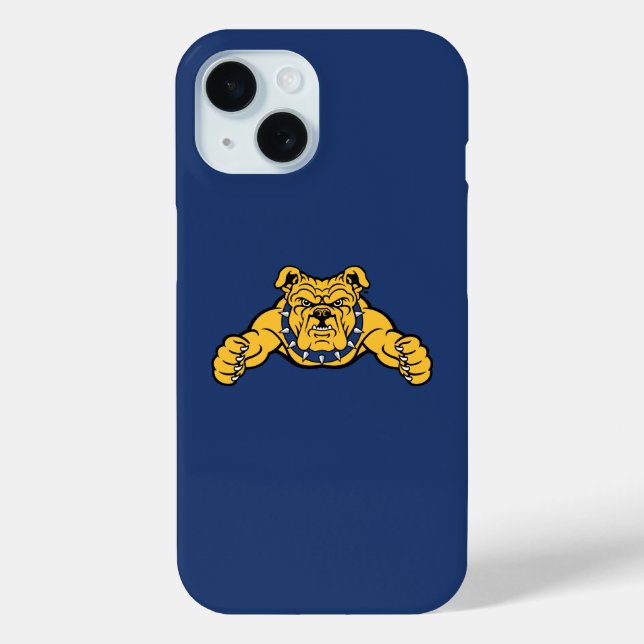 Funda De Case-Mate Para iPhone Universidad Estatal de Carolina del Norte | BULLDO (Reverso )
