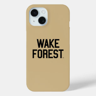 Funda Para iPhone 15 Universidad Wake Forest Bosque Wake