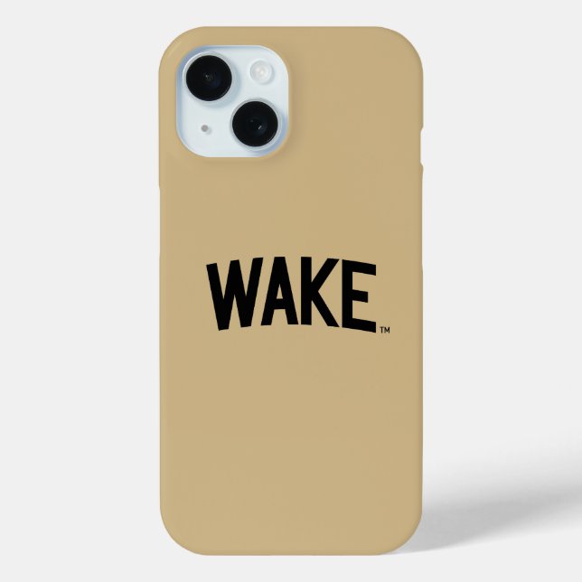 Funda De Case-Mate Para iPhone Universidad Wake Forest | Wake Arch (Reverso )