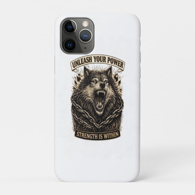 Funda De Case-Mate Para iPhone Unleash Your Power — Strength Is Within (Reverso)