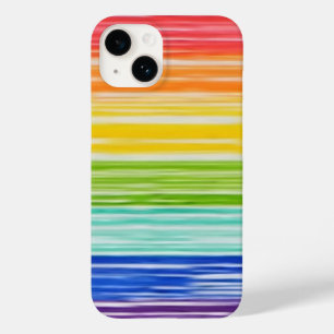 Funda Para iPhone 14 De Case-Mate Untidy rainbow stripes Funda-Mate iPhone estuche