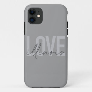 Funda Para iPhone 11 Urbano, moderno, simple, genial diseño Love Illino