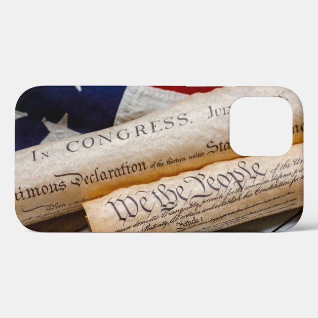 Funda De Case-Mate Para iPhone US Founding Documents (Reverso  (Horizontal))