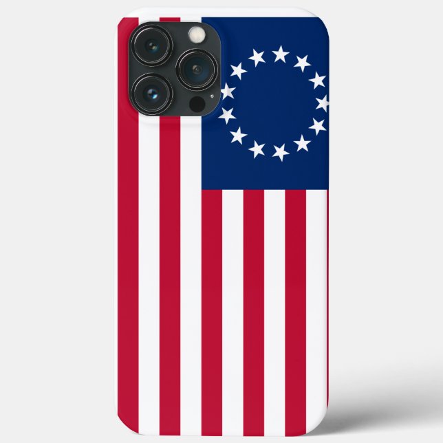 Funda De Case-Mate Para iPhone usa betsy ross flag (Reverso )