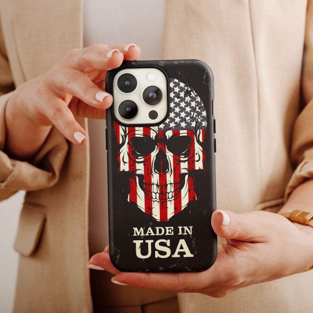 Funda De Case-Mate Para iPhone USA Made in USA Skull iPhone Case Mate (Subido por el creador)