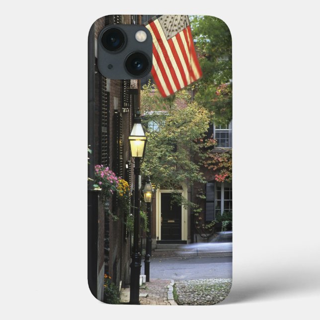 Funda De Case-Mate Para iPhone USA, Massachusetts, Boston, Beacon Hill. (Reverso)