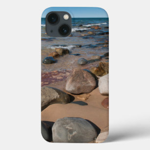 Funda Para iPhone 13 USA, Michigan. Rounded Boulders On 12 Mile