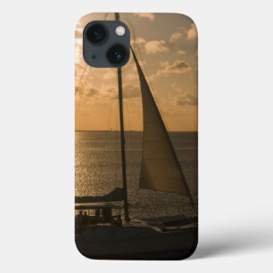 Funda Para iPhone 13 USA, Texas, South Padre Island. Sailboat