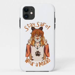 Funda Para iPhone 11 ¡Usa una máscara!