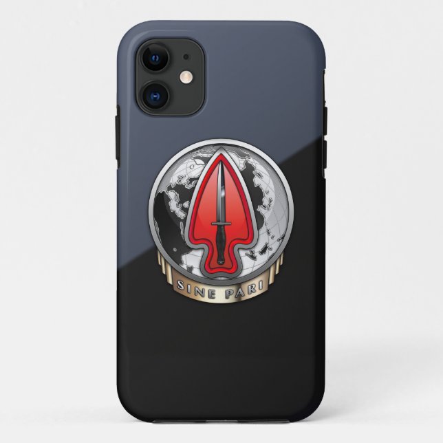 Funda De Case-Mate Para iPhone USASOC [Nuevo DUI] (Reverso)