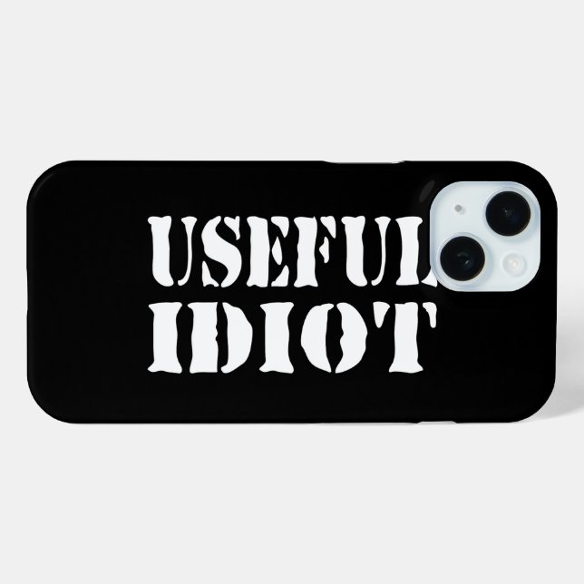 FUNDA DE Case-Mate PARA iPhone USEFUL IDIOT (Reverso (Horizontal) )