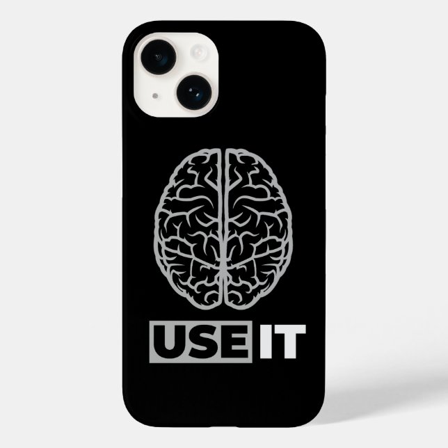 Funda De Case-Mate Para iPhone Úselo - Diseño cerebral (Reverso )