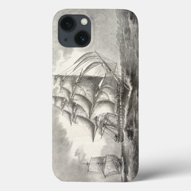 Funda De Case-Mate Para iPhone USS Constitution (Reverso)