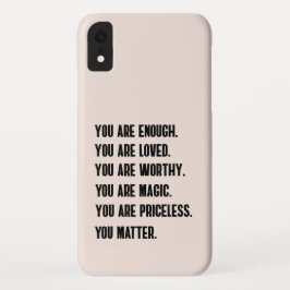 FUNDA PARA iPhone XR USTED IMPORTA