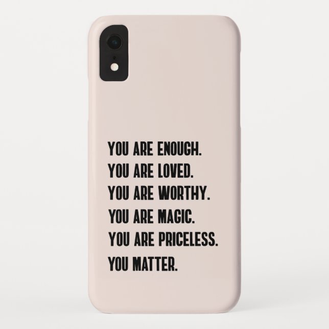 FUNDA DE Case-Mate PARA iPhone USTED IMPORTA (Reverso)