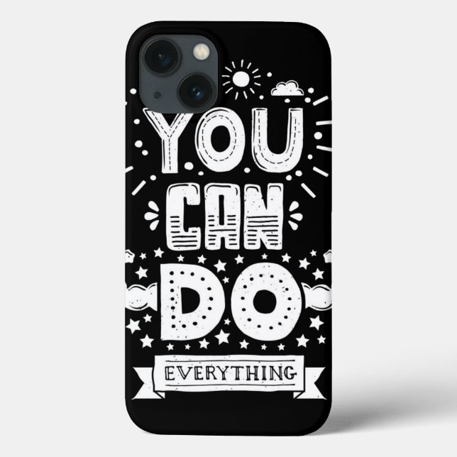Funda De Case-Mate Para iPhone Usted puede hacer todo (Reverso)