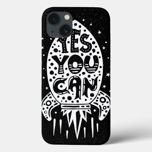 Funda De Case-Mate Para iPhone Usted puede sí Rocketship (Reverso)