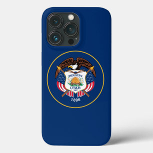 Funda Para iPhone 13 Pro Utah: La Bandera, Industria Del Estado De La Beehi