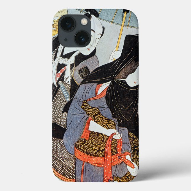 Funda De Case-Mate Para iPhone Utamaro: Amantes, 1797 (Reverso)