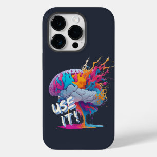 Funda Para iPhone 14 Pro De Case-Mate Utilícelo - Colorido Splash Brain