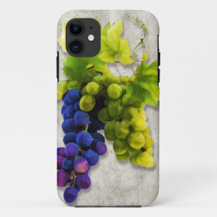 Funda Para iPhone 11 Uvas púrpuras y verdes