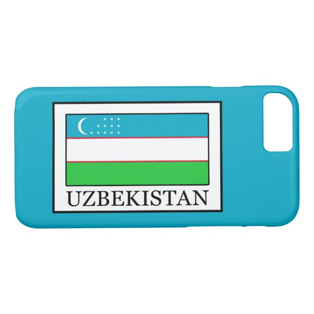 Funda De Case-Mate Para iPhone Uzbekistán (Reverso (horizontal))