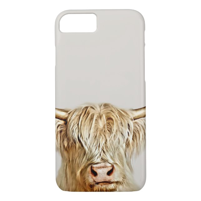 Funda De Case-Mate Para iPhone Vaca altanera albina (Reverso)
