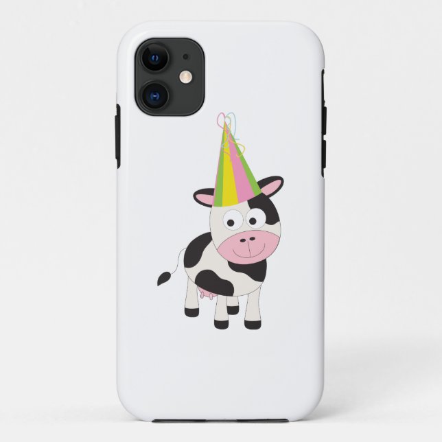 Funda De Case-Mate Para iPhone Vaca fiesta (Reverso)