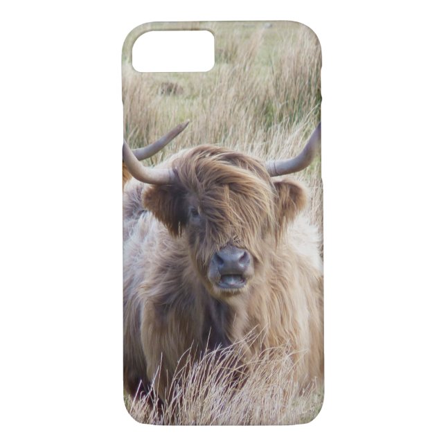 Funda De Case-Mate Para iPhone Vaca Highland escocesa (Reverso)