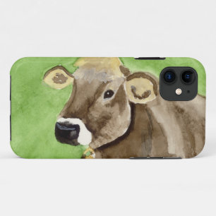 Funda Para iPhone 11 Vaca marrón