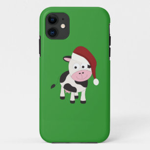 Funda Para iPhone 11 vaca navidad