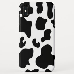Funda Para iPhone XS Max Vaca negra y blanca