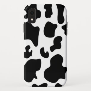 Funda Para iPhone XR Vaca negra y blanca