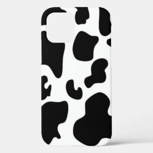 Funda Para iPhone 12 Vaca negra y blanca