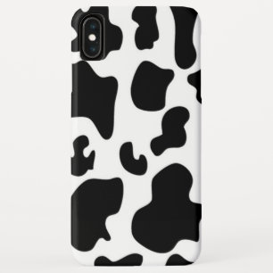 Funda Para iPhone XS Max Vaca negra y blanca