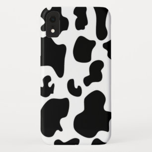 Funda Para iPhone XR Vaca negra y blanca