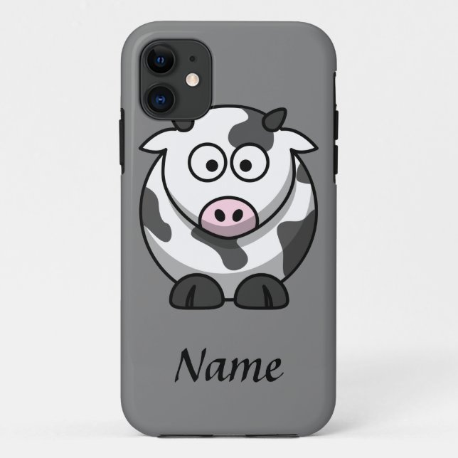 Funda De Case-Mate Para iPhone Vaca Personalizado personalizada (Reverso)
