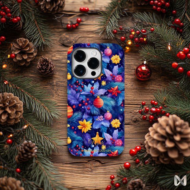 Funda De Case-Mate Para iPhone Vacaciones artísticas - Vibrante diseño invernal d (Subido por el creador)