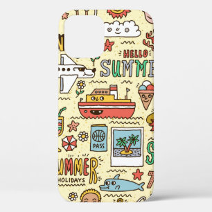 Funda Para iPhone 12 Vacaciones de verano Viajes Divertidos Viajes Diab