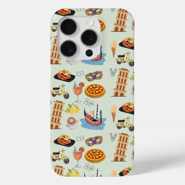Funda De Case-Mate Para iPhone Vacaciones perfectas en Italia (Reverso )