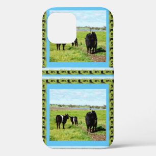 Funda Para iPhone 12 Vacas De Galloway Para Mamis Y Bebés,
