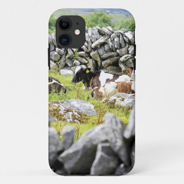Funda De Case-Mate Para iPhone Vacas que mugen (Reverso)